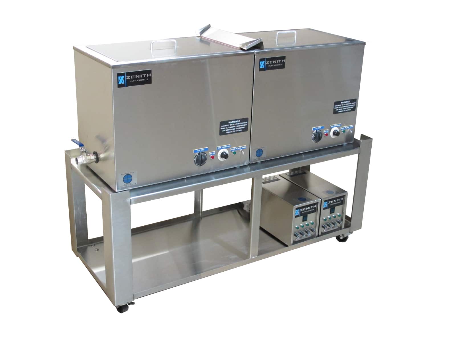 MEC-2 Economical Ultrasonic Cleaner with Clean & Rinse Tanks