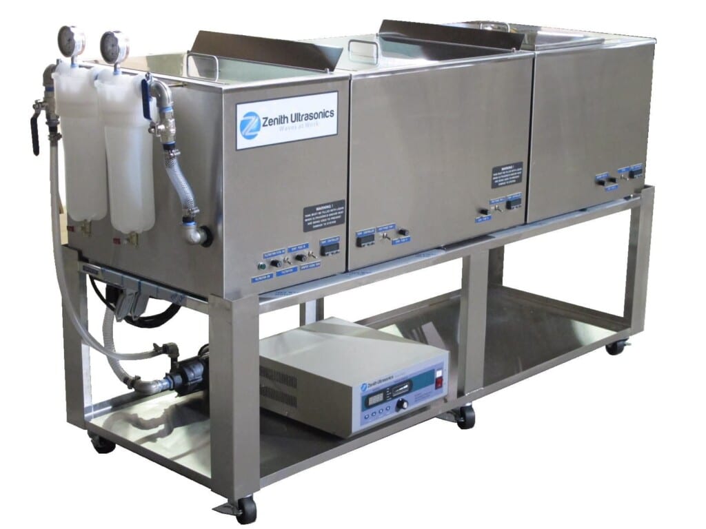 MEC Multi-stage Ultrasonic Cleaning Systems available in Rockaway